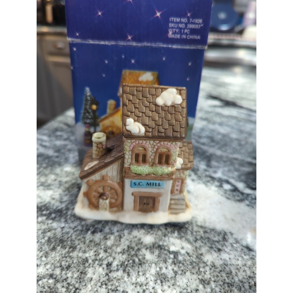 Miniature Olde Town Village Christmas Village S.C. Mill